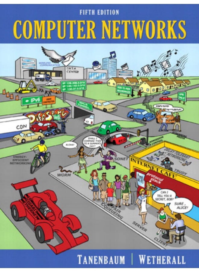 Computer Networks, Fifth Edition, by Andrew S. Tannenbaum and David J. is a comprehensive textbook that provides an in-depth look at how networks work. - Image 1