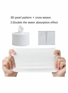 Excefore Disposable Face Towel, Dry and Wet Dual-Purpose,Especially Suitable for Delicate Skin of Women and Babies  - Image 4