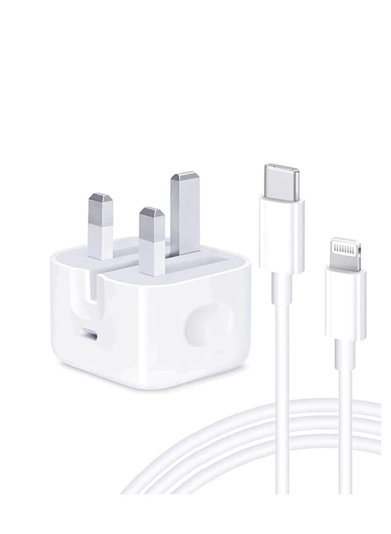 USB-C Power Adapter With Cable for iPhone 14 Pro - Image 1