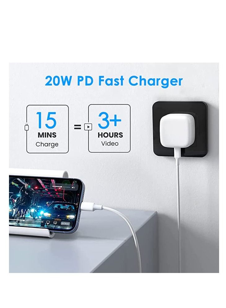 USB-C Power Adapter With Cable for iPhone 14 Pro - Image 4