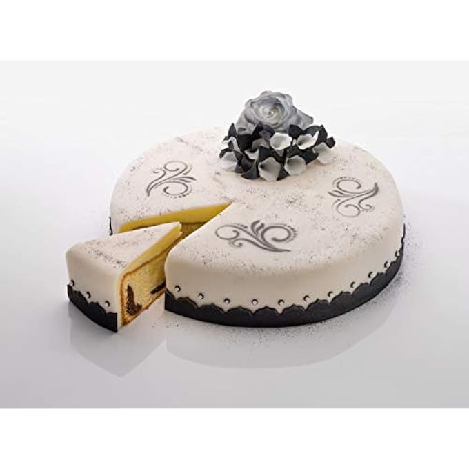 Zenker Springform Cake Tin Diameter 26 Cm Cream Noir Baking Mould With Flat Base And LeakProof Sheet Steel Round Cake Tin With Ceramic Reinforced NonStick Coating Colour CreamAnthracite - Image 4