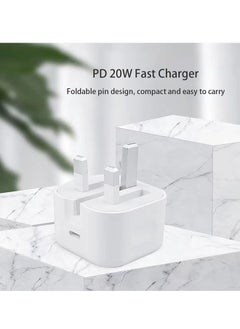 Lemon iPhone 20W Fast Charger | USB C Wall Fast Charger Compatible with iPhone 15/14/14 Pro/14 Pro Max/13/12/SE2020/11/XR/XS Max/X/iPad  - Image 5