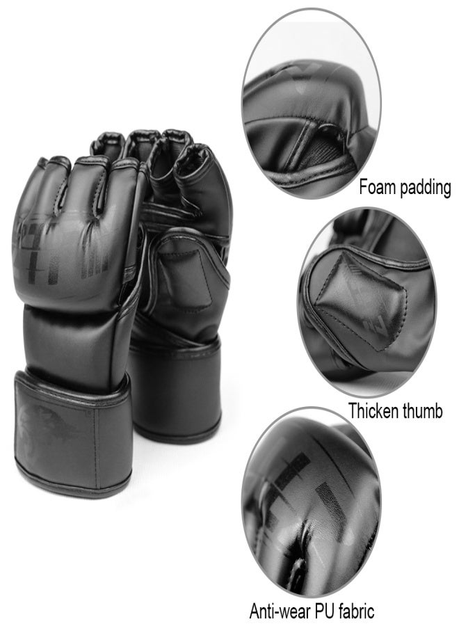 ZTTY Men Women Kickboxing Gloves Boxing Gloves with Open Palm Punching Bag Gloves for Boxing Kickboxing Sparring Muay Thai - Image 2
