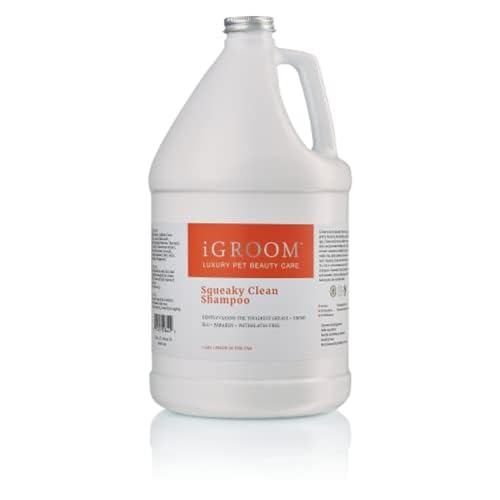 iGroom Squeaky Clean Dog Shampoo, Luxury Pet Beauty Care, Intense Cleaning Power, Chamomile Extracts Sooth Skin, Made in USA (1 GAL) - Image 1