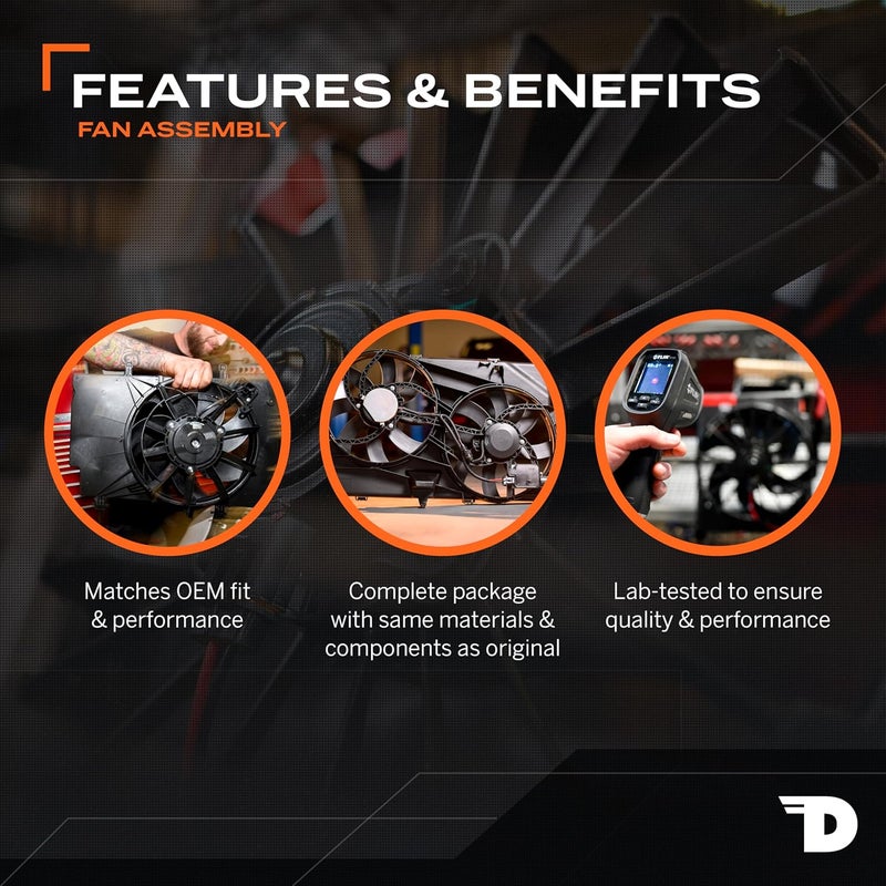 Dorman 620-767 Radiator Fan Assembly - Image 3