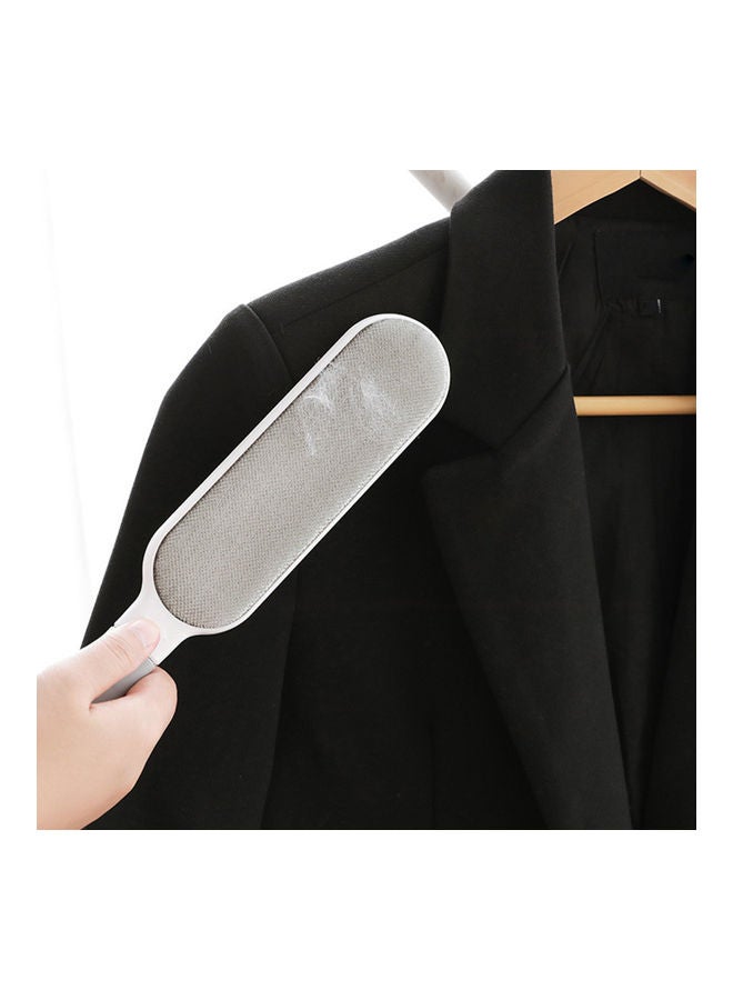 NIBEMINENT Double-Sided Pet Hair Remover Brush White/Grey - Image 4