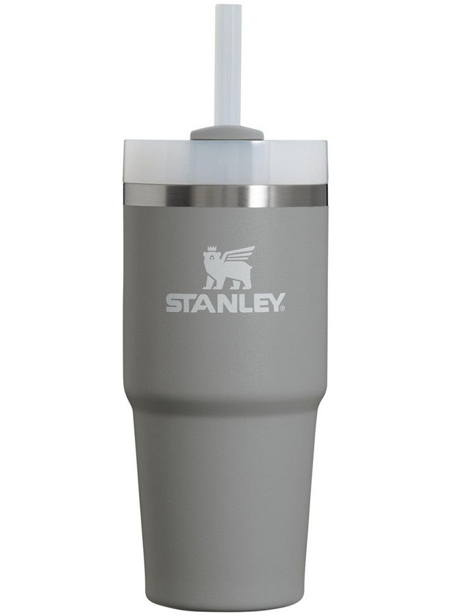 Stanley Stanley Quencher H2.0 Tumbler with Straw 14 oz | Flowstate 3-Position Lid | Cup Holder Compatible for Travel | Insulated Stainless Steel Cup | BPA-Free | Stone - Image 1