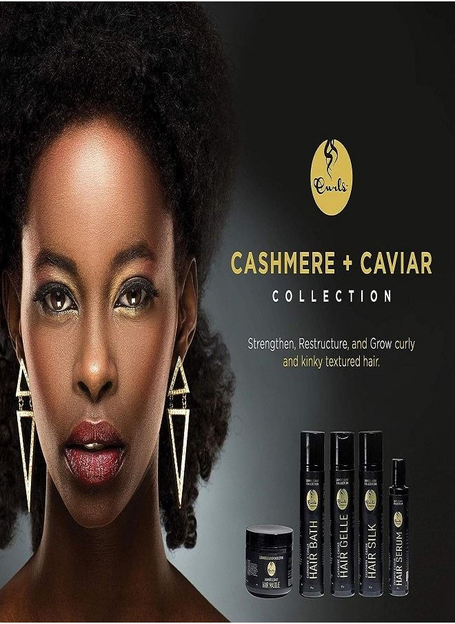 Curls Curls Cashmere Caviar Hair Gelle No Hold Hair Gel 8oz  - Image 2