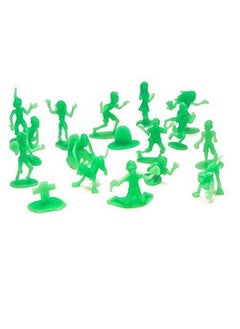 SCS Direct Zombie Action Figures 100 Glow In The Dark Zombies With 14 Unique Creatures Includes Zombies Zombie Pets Gravestones And Humans Compatible With Rpg Gameplay Dnd Dungeons Dragons  - Image 5