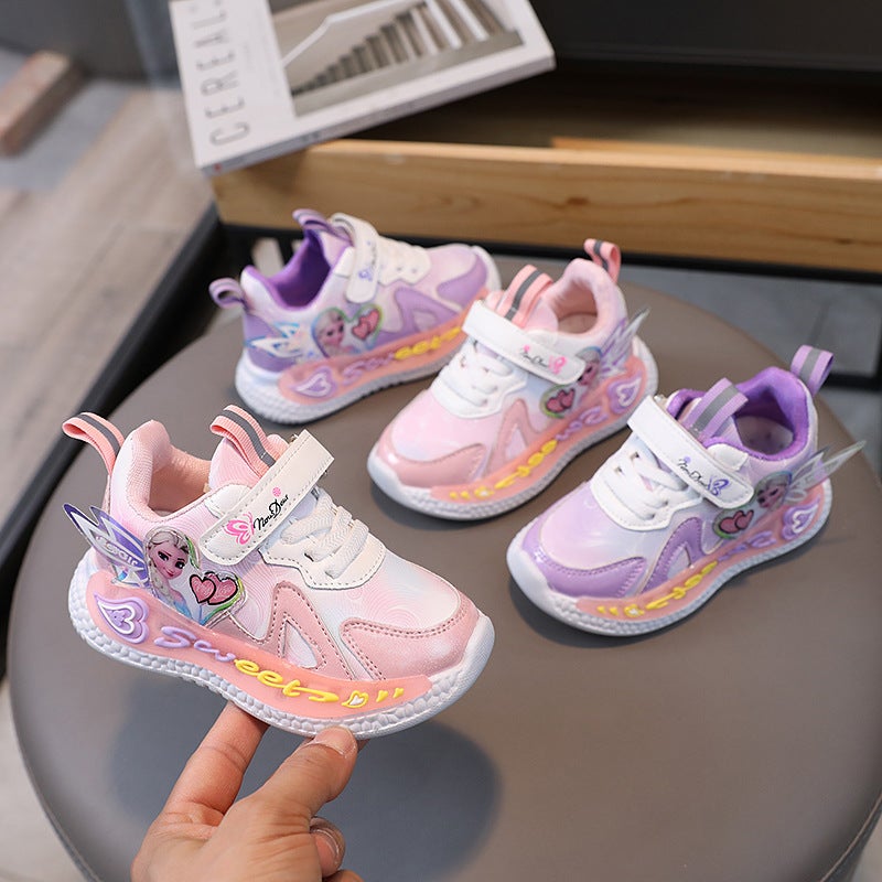 Mesh Sneakers Lightweight Flexible Sole Walking Shoes For Kids Indoor And Outdoor Activities - Image 2