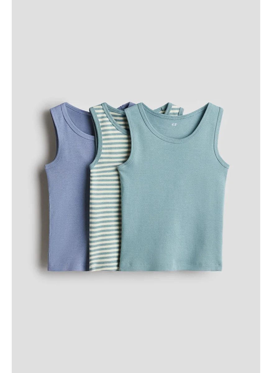 اتش اند ام 3-Pack Cotton Vest Tops