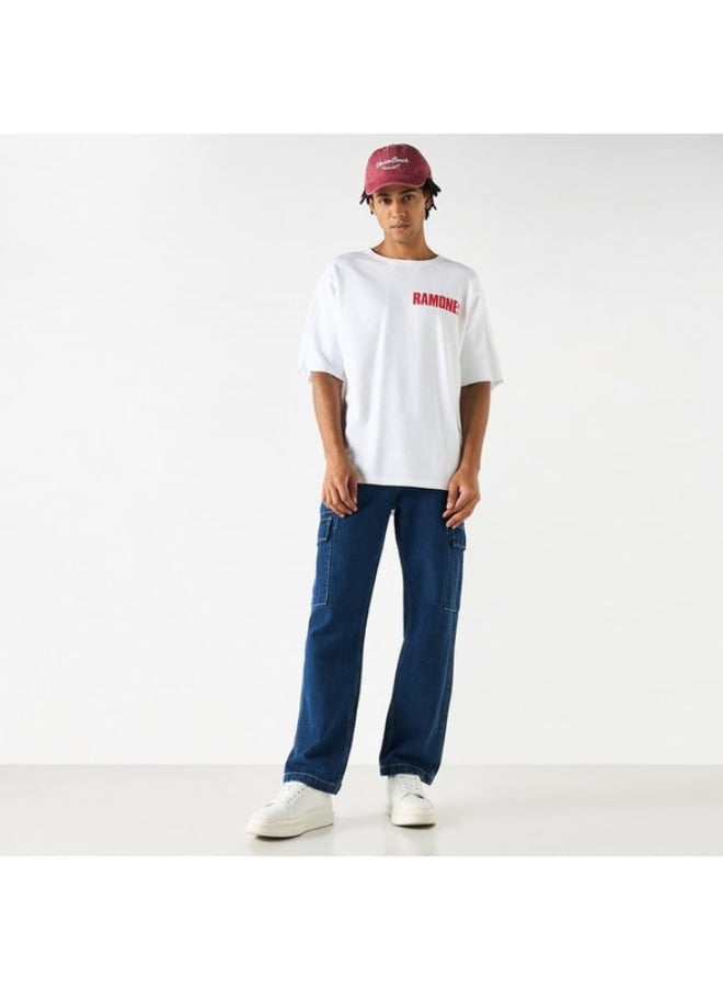 SP Characters - Ramones Print T-shirt with Crew Neck and Short Sleeves - Image 1