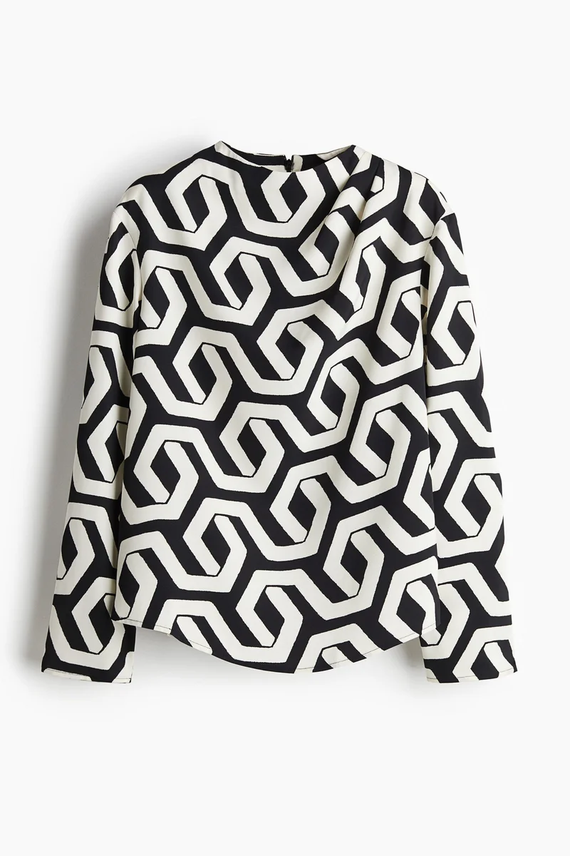 اتش اند ام بلوزة من التويل