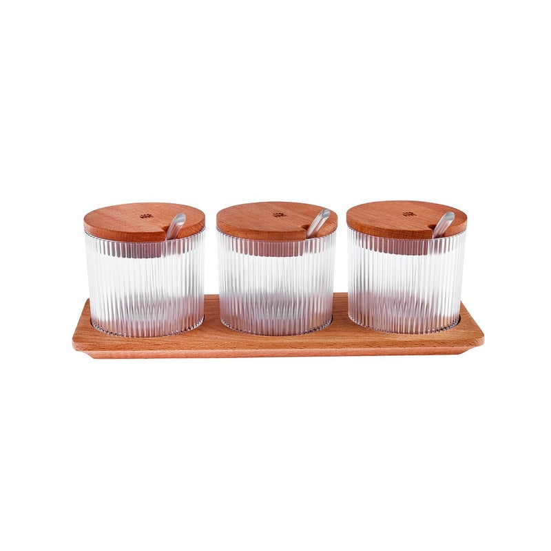 Karaca | Massimo Triple Spice Rack Transparent