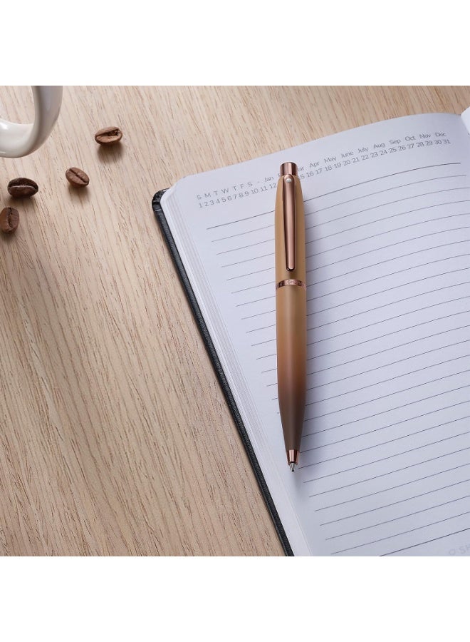 SHEAFFER شيفر VFM 9428 إصدار القهوة بني مات قلم حبر كروي مع تشطيبات PVD براون ريجال | قلم كروي فاخر - Image 2
