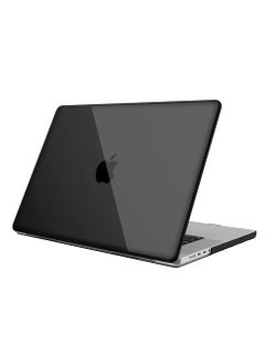 O Ozone Crystal Clear Case For MacBook Pro 14 inch Case A2442 Plastic Hard Shell Cover for 2021 MacBook Pro 14.2 Black  - Image 1