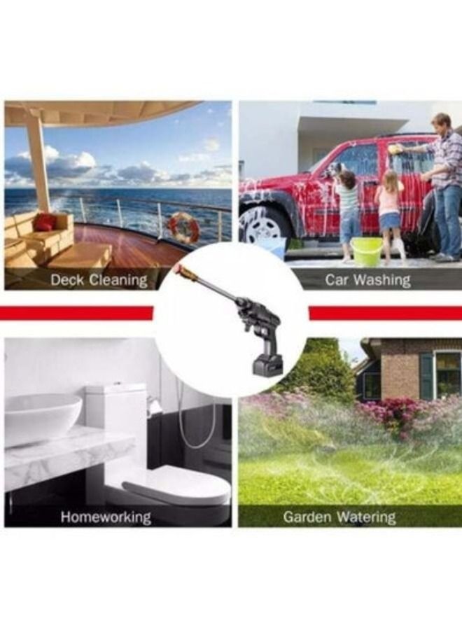 ACLIX Portable Powerful High Pressure Lithium Cordless Wireless Car Wash Water Jet Foam Gun Car Washer  - Image 3