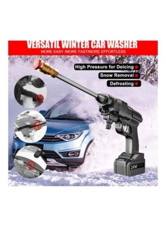 ACLIX Portable Powerful High Pressure Lithium Cordless Wireless Car Wash Water Jet Foam Gun Car Washer  - Image 2