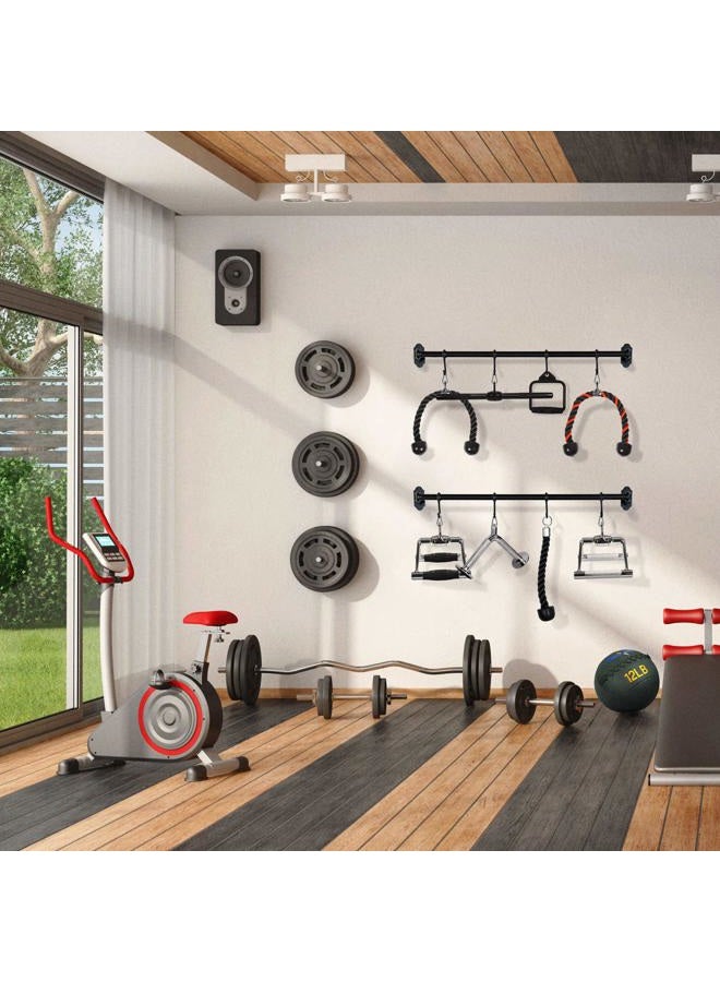 Yes4All Black D Row Handle Cable Attachment for Weight Workout, Cable Machine Accessories for Home Gym - Image 5