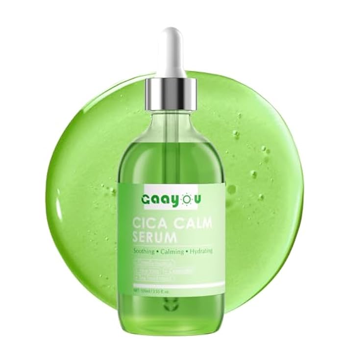 Gaayou Centella Asiatica Serum Centella Tea Tree Ampoule Facial Serum Korean Centella Serum for Acne-Prone Oil Skin Soothing, Calming, Reduce Redness 105ml - Image 1