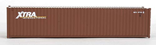 Walthers SceneMaster HO Scale Model of Xtra (Brown, White) 40' Corrugated Container,949-8154 - Image 5