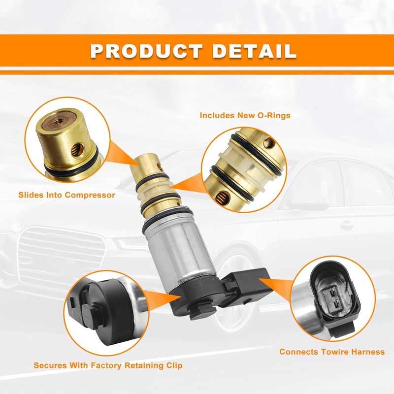 NOTISH AC Compressor Control Solenoid Valve for Audi and VW - Image 3