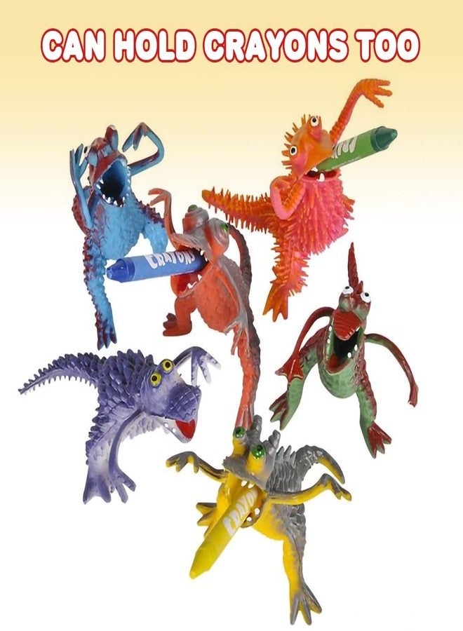 ArtCreativity Ugglie Wugglie Pencil Holders, Set of 12, Monster Pen Holders for Desk with 5 Funny Designs, Fun Office Gifts, Cool Desk Decorations and Accessories, Birthday Party Favors for Kids - Image 4