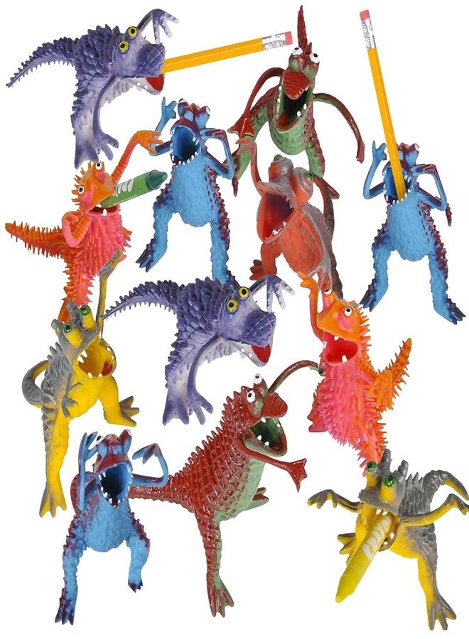 ArtCreativity Ugglie Wugglie Pencil Holders, Set of 12, Monster Pen Holders for Desk with 5 Funny Designs, Fun Office Gifts, Cool Desk Decorations and Accessories, Birthday Party Favors for Kids - Image 1