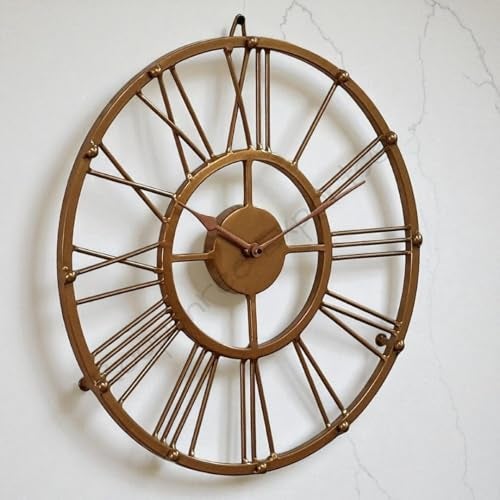 Vintage Clock Vintage Handicraft Iron Decorative Art Ware/Handcrafted Decorative Wall Art Clock/VC-9178-15 - Image 2