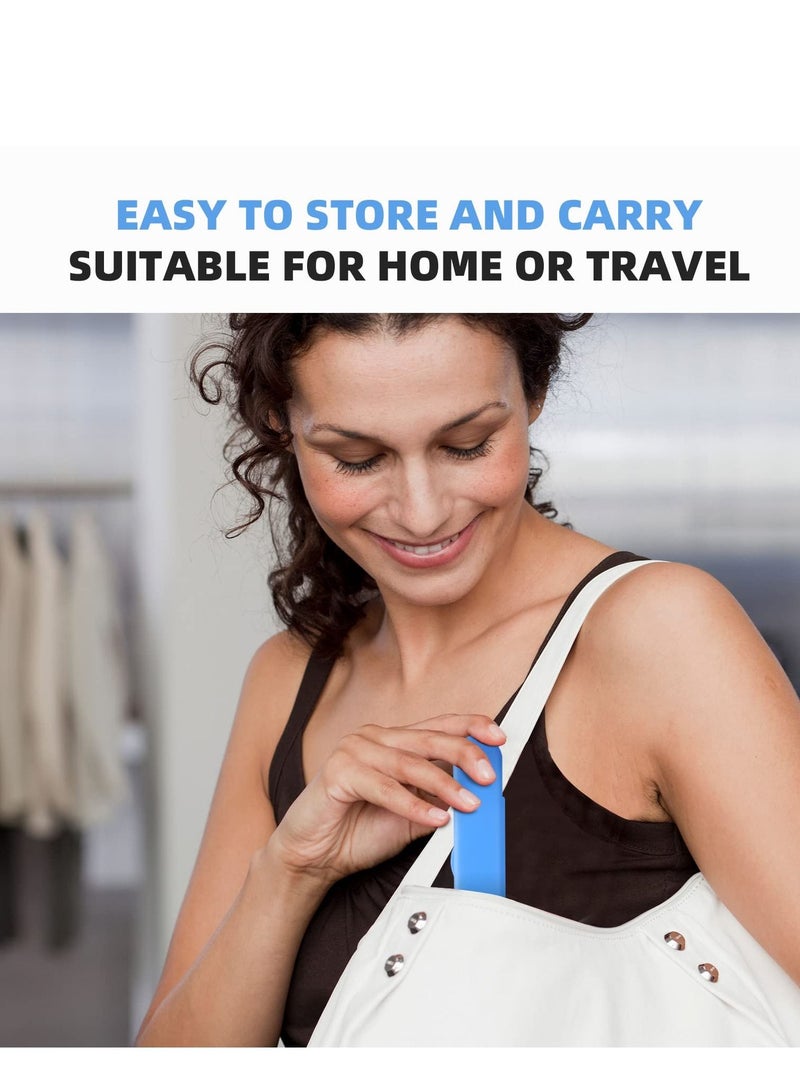 KASTWAVE Tongue Brush Stainless Steel Scraper Tools with Mini Storage Case Cleaner for Prevent Bad Breath Keep Oral Fresh 4 Pack - Image 2