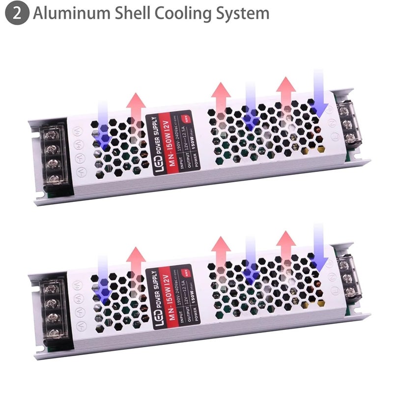 24V 200W LED Driver Power Supply AC 190 240V Input Mute Lighting Transformer Adapter - Image 4