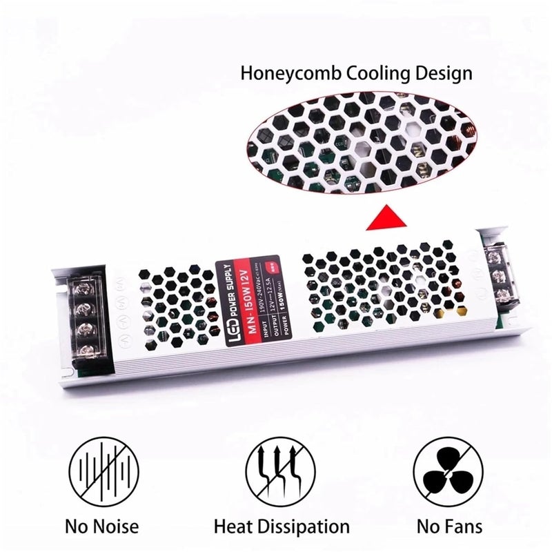 24V 200W LED Driver Power Supply AC 190 240V Input Mute Lighting Transformer Adapter - Image 5