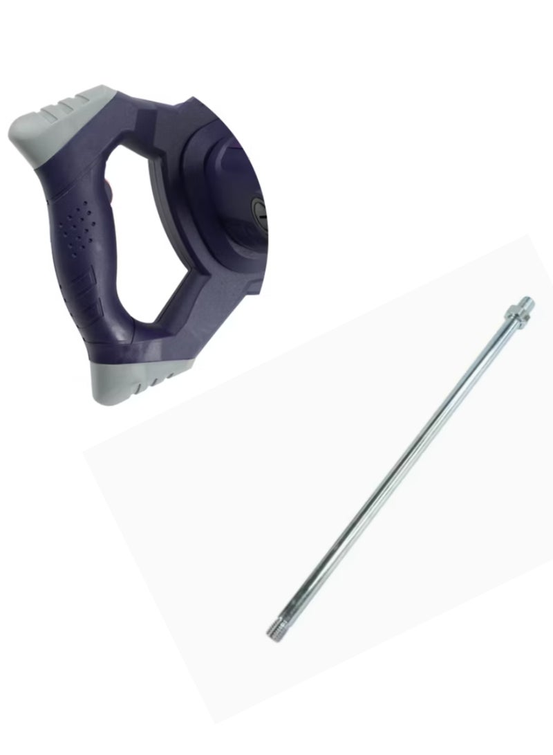 makute Concrete Mixer, 1000W Motor, 220-240V~50/60Hz, No-Load Speed 0-1030r/min, 120mm Paddle, Semi-Dry Shotcrete, Rotor Type, Hydraulic Machining Process, HM111 - Image 3