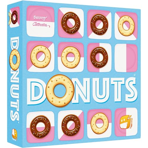 Funforge Donuts The Tasty Tactical Clash for 2 Players Placement Board Game Abstract Adult Family Game Ages 8 1015 Min - Image 1