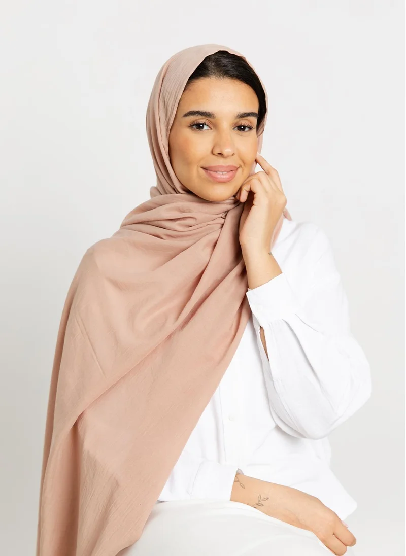 Kaafmeem Nude - Light Cotton Tarha