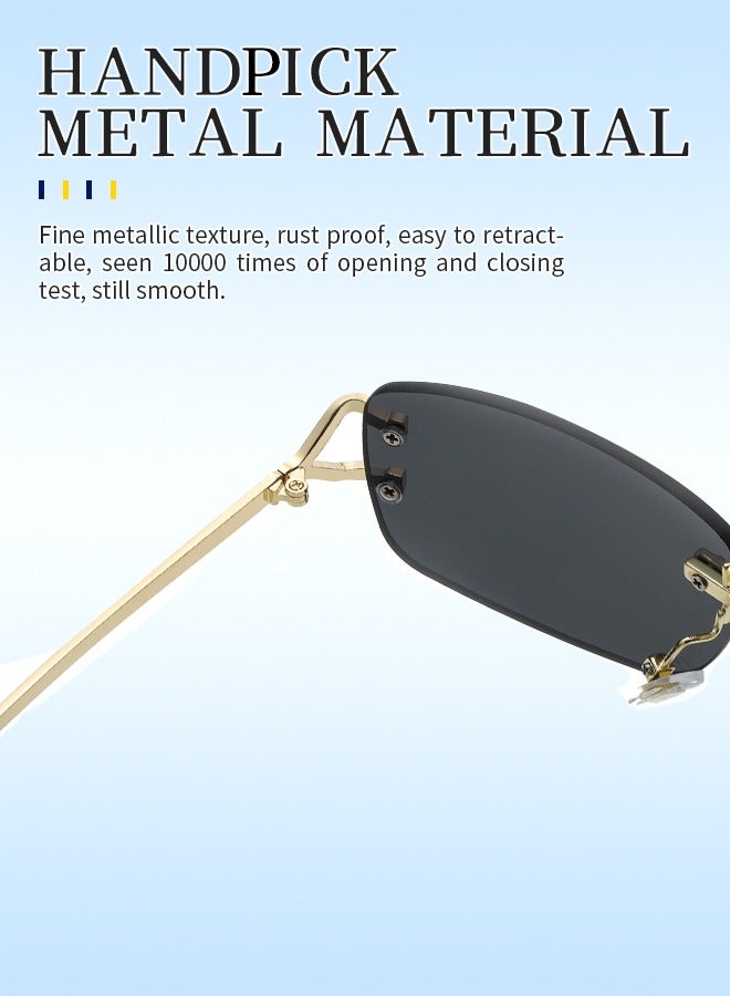 Polarized Sunglasses, Portable Solar Glasses, Scratch-Resistant and Wear-Resistant, Suitable for Outdoor Exploration, Travel, Cycling, Fishing