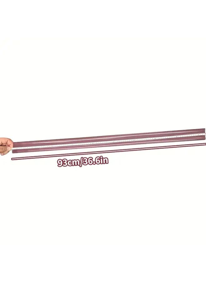 Gray PVC Door Bottom Sealing Strip Under Door Draft Stopper Weatherproof Gasket Energy Efficiency Noise Reduction Easy Installation Durable Plastic Ideal Home Office Use - Image 3