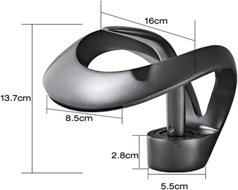 DROZIP DROZIP Contemporary Loop Design Bathroom Faucet Durable Mixer Tap Sleek Artistic Loop Shape Functional Waterfall Tap for Washbasins  - Image 2