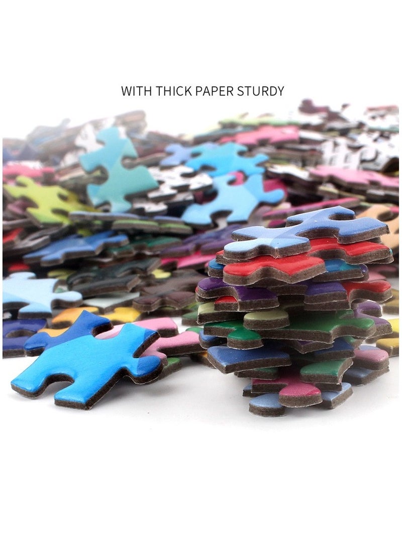 1000-Piece Lucky Flower Round Puzzle - Image 3