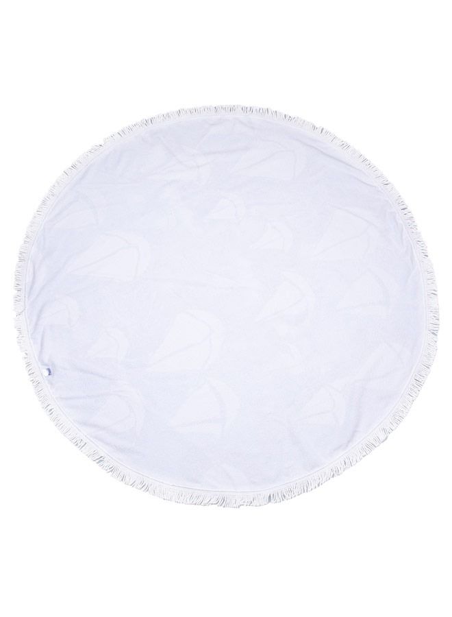 Biggdesign Sailboat Round Beach Towel - Image 2