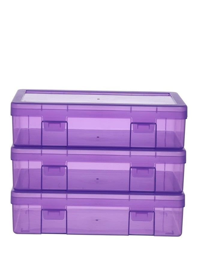 novelinks 9 Pack Plastic Storage Containers Color Arts & Crafts Storage Boxes & Organizers Stackable Containers With Lids For Organizin (Set 6) - Image 3