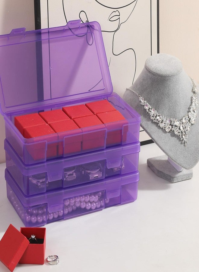novelinks 9 Pack Plastic Storage Containers Color Arts & Crafts Storage Boxes & Organizers Stackable Containers With Lids For Organizin (Set 6) - Image 5