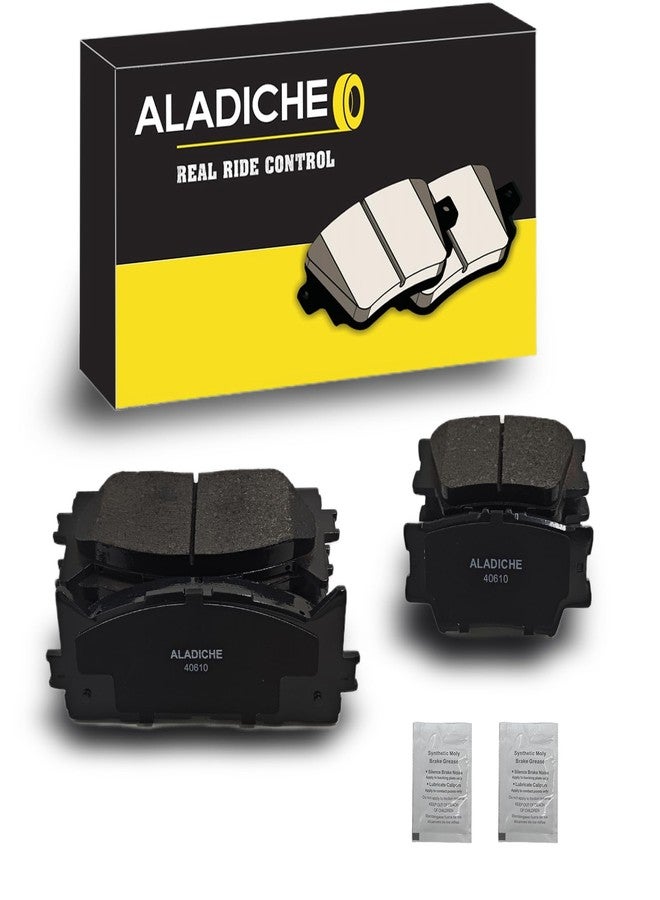 ALADICHE upgrade Front Rear Ceramic Disc Brake Pads Set Compatible with 2013-2018 LEXUS ES300h,2007-2018 LEXUS ES350,2007-2017 TOYOTA Camry,2008-2018 TOYOTA Avalon - Image 1