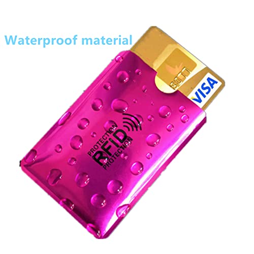 Schembo 16 RFID Blocking Sleeves Set (12 Colorful Credit Card Protector RFID Blocking Sleeve & 4 RFID Passport Holder). Effectively Protect Your Credit, Debit, and ID Cards From Electronic Theft. - Image 4