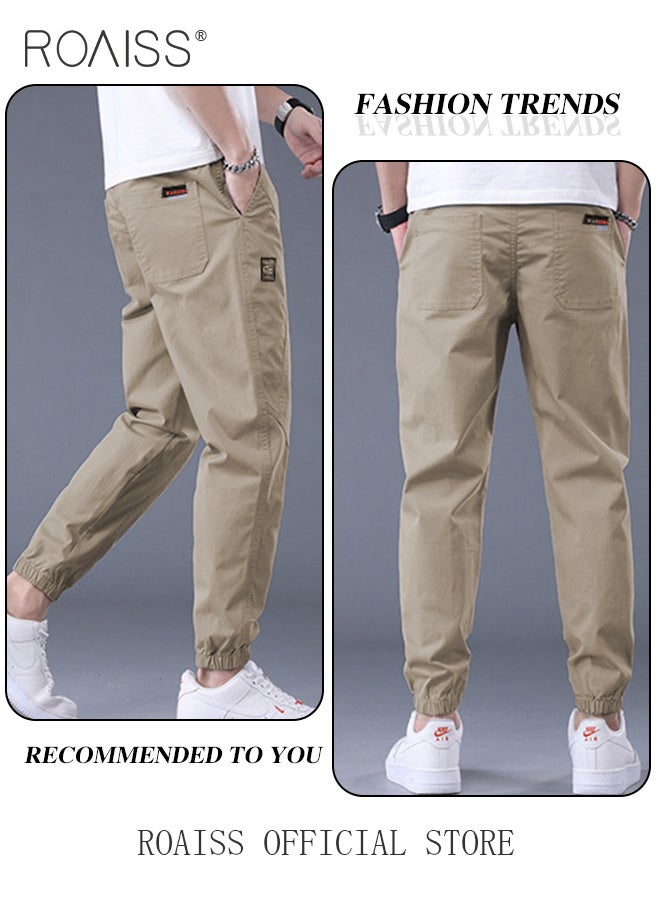 Men Fashionable and Comfortable Cotton Cargo Pants Loose Fit Joggers with Cuffed Ankles Ideal for Sports and Casual Wear - pzsku/Z7985896788684F35D392Z/45/_/1700550625/1aa58828-7b56-4f4e-a57f-6767ed2cce9a