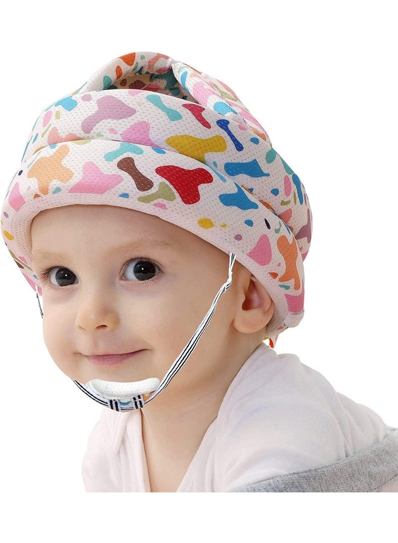 Infant Toddler Helmet, Baby Safety Helmet, Adjustable Baby Head Protector for Crawling Walking Breathable No Bump Head Cushion Bumper Bonnet Baby Protection Hat - Image 1