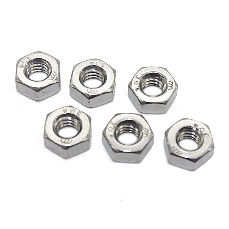Fullerkreg 5/8"-11 Stainless Steel Finished Hex Nut, 304 Stainless Steel Nut (5 pcs) - Image 1