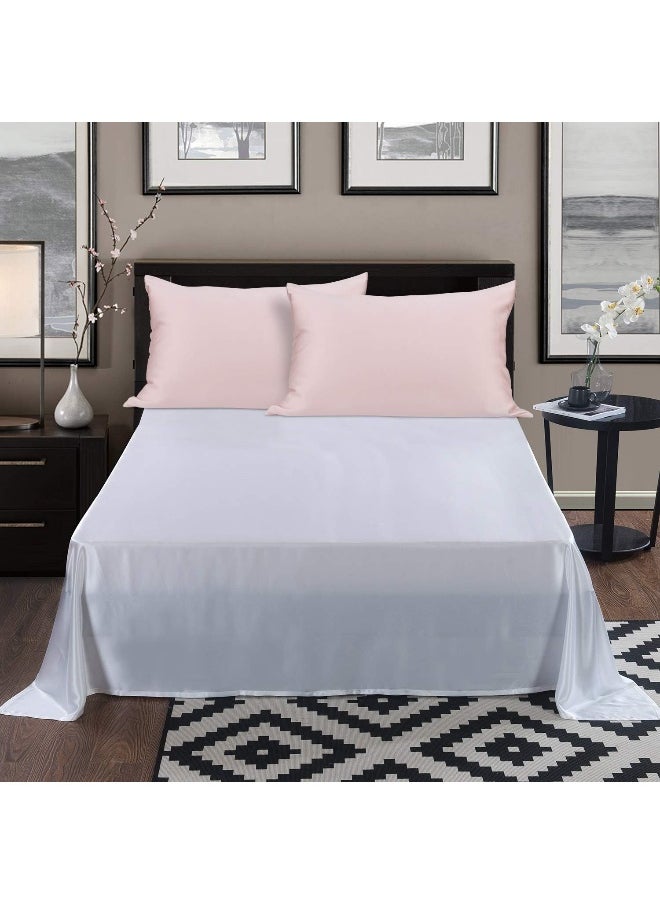 ALASKA BEAR ALASKA BEAR - Natural Silk Pillowcase, Hypoallergenic, 19 momme, 600 thread count 100 percent Mulberry Silk, Standard Size 50x75 cm with hidden zipper(Pink)  - Image 5