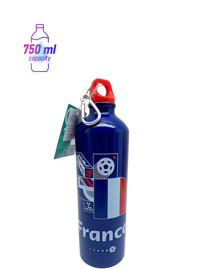 فيفا زجاجة مياه كانتري بحلقة ألومنيوم سعة 750 مل فرنسا - Image 1