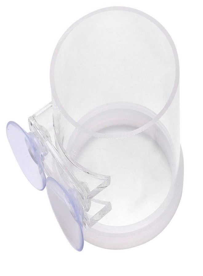 Jauarta Acrylic Transparent Fish Feeding Ring Food Feeder with Suction Cup for Aqarium Fishing - Image 3